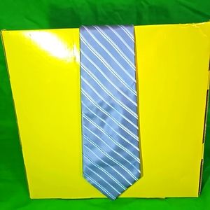 AXIST silk light blue striped Tie